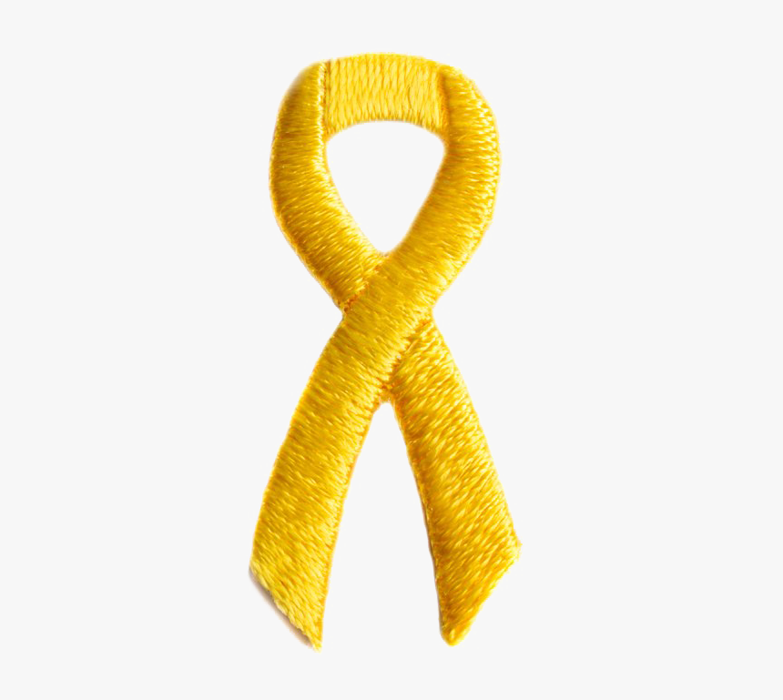 Yellow Ribbon Background Png - Gold, Transparent Png, Free Download