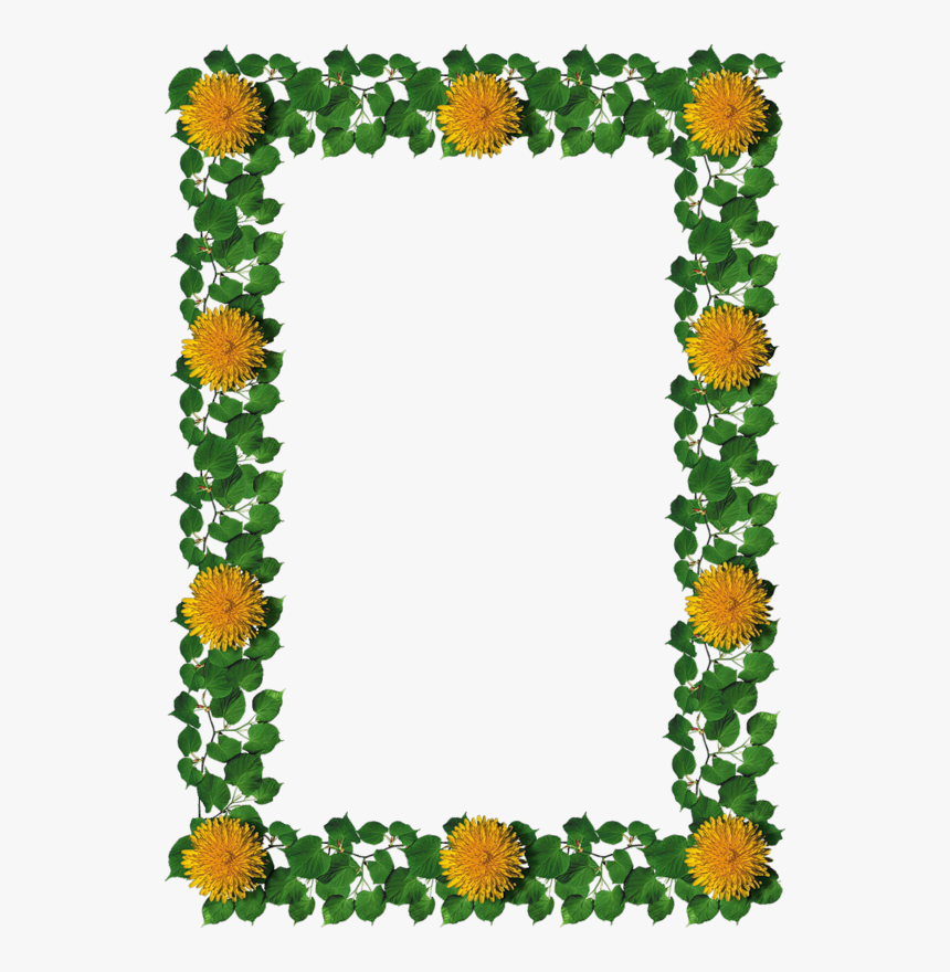 Frame Scrapbooking Pinterest Dandelions - Прозрачные Рамки, HD Png Download, Free Download