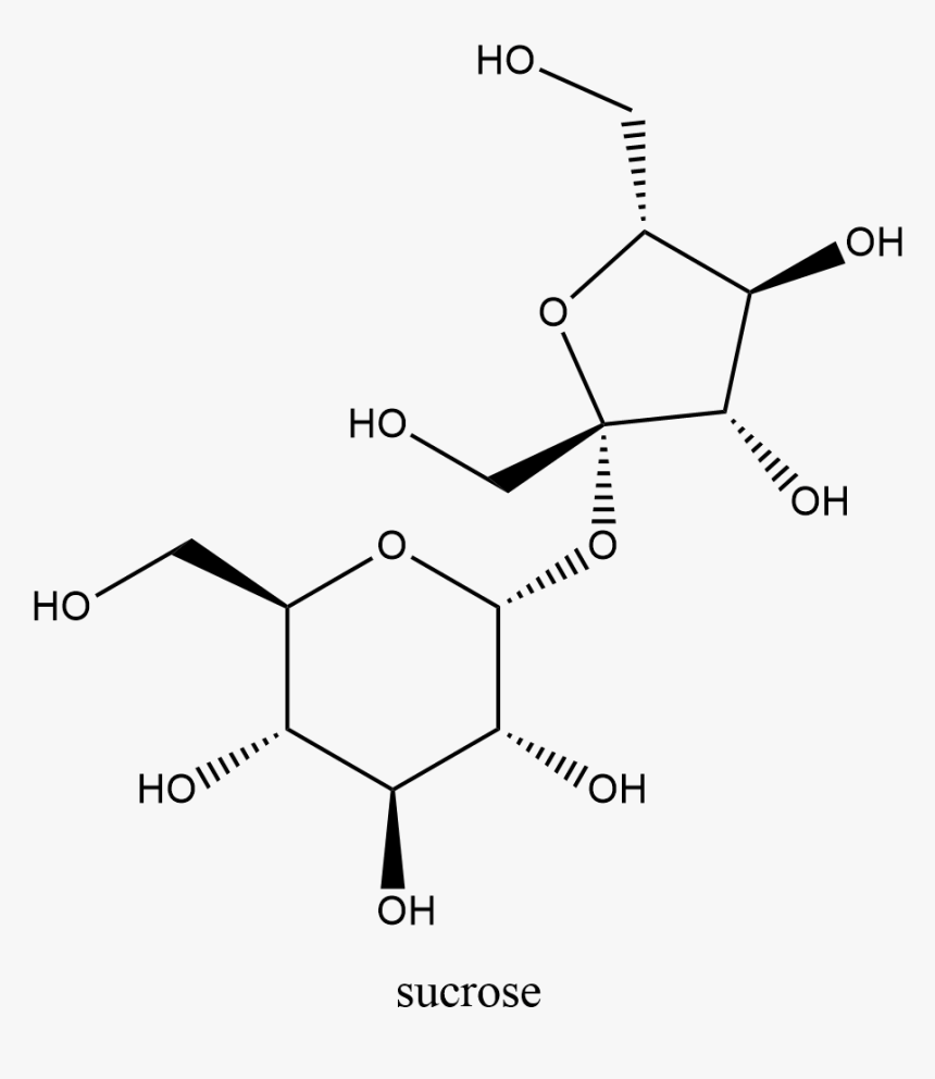 Sugar Molecule Structure, HD Png Download, Free Download