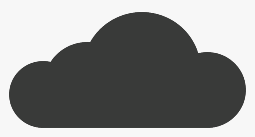 Silhouette Clipart Cloud - Silhouette, HD Png Download, Free Download