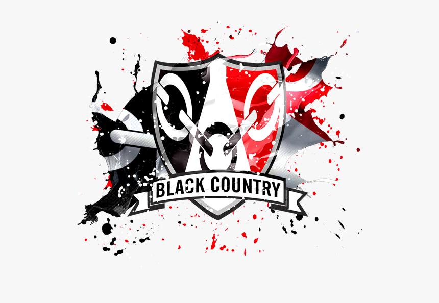 Black Country Splash T Shirt - Graphic Design, HD Png Download, Free Download
