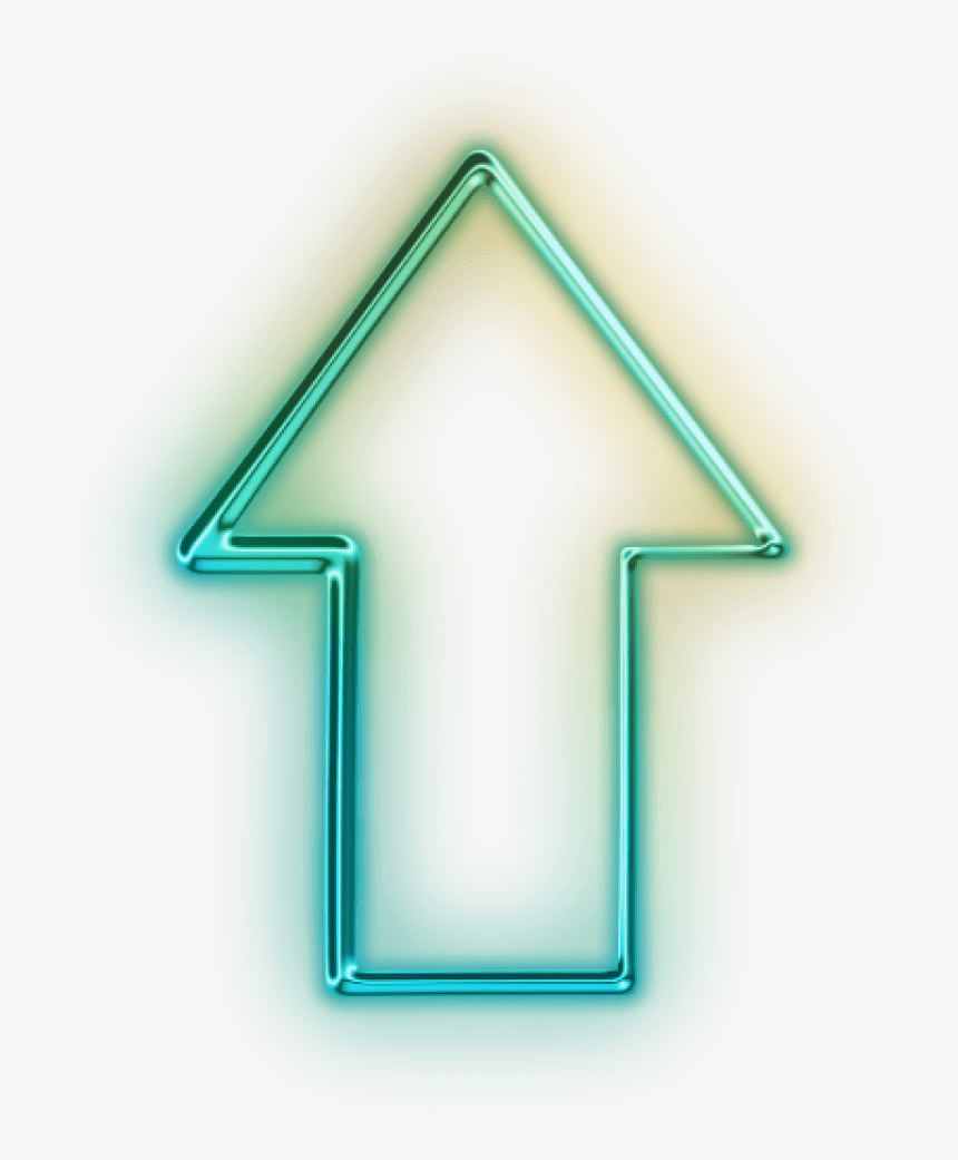 Transparent Neon Arrow Png - Neon Arrow Up Png, Png Download, Free Download