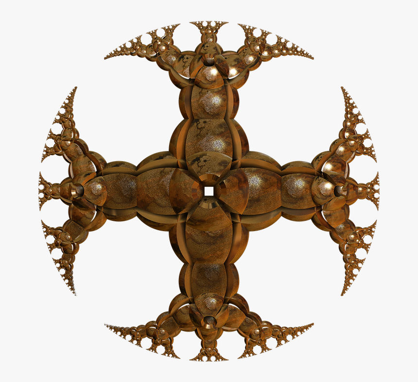 Cross, Golden Cross, Design, 3d, 3d Design, Symbol - Image Editing, HD Png Download, Free Download