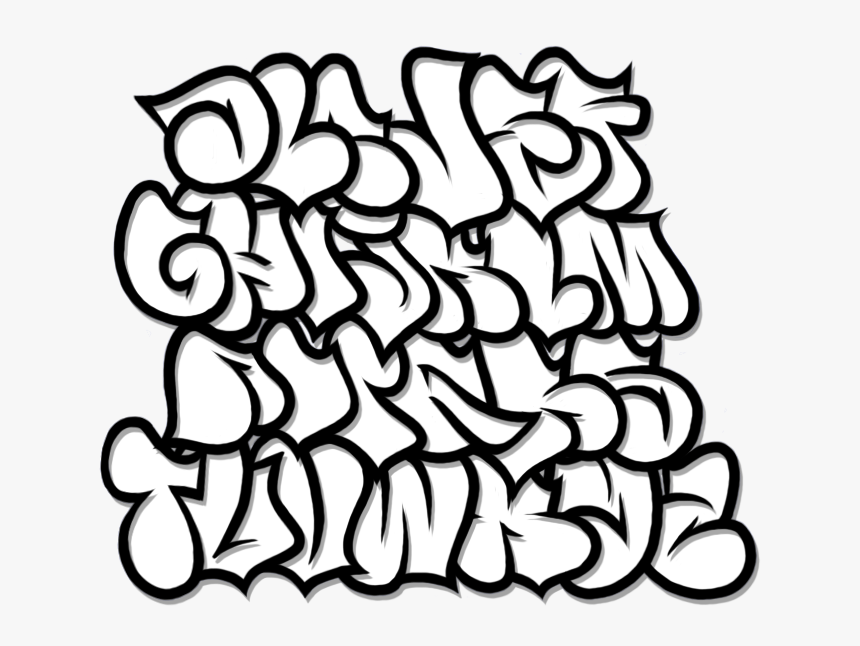 How To Draw Graffiti Bubble Letters Alphabet