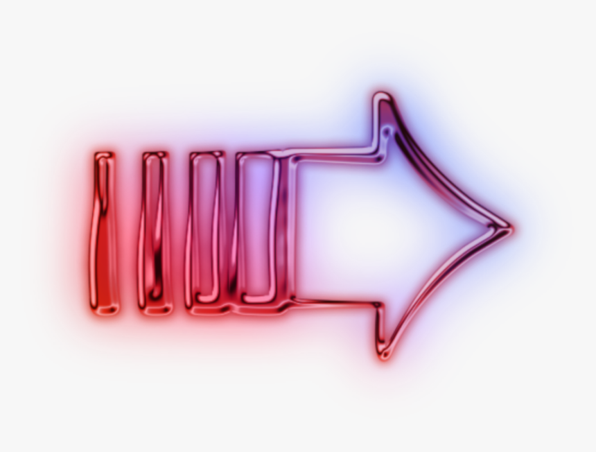 #mq #red #arrow #neon, HD Png Download, Free Download
