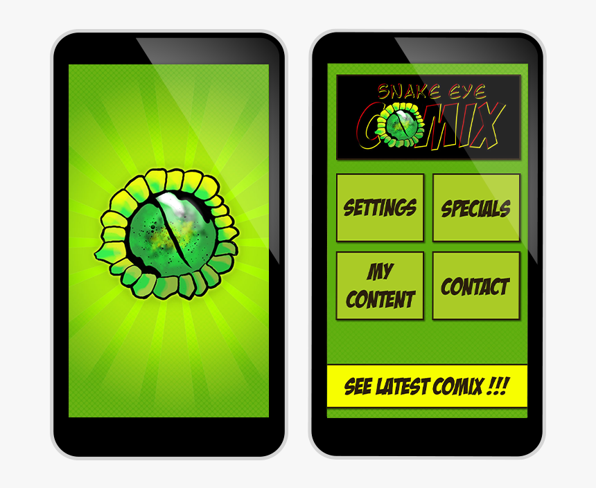 Snake Eye Comix App - Graphic Design, HD Png Download, Free Download