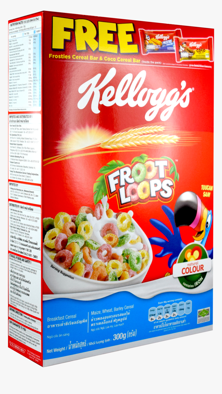 Transparent Fruit Loop Png - Kellogg's Froot Loops 300g, Png Download, Free Download