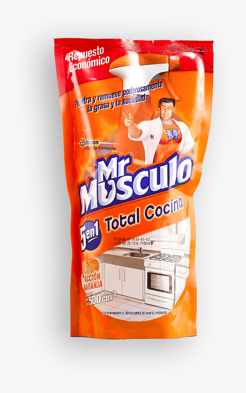 Limpiador Mr Músculo Total Cocina Naranja 5 En - Lip Care, HD Png Download, Free Download