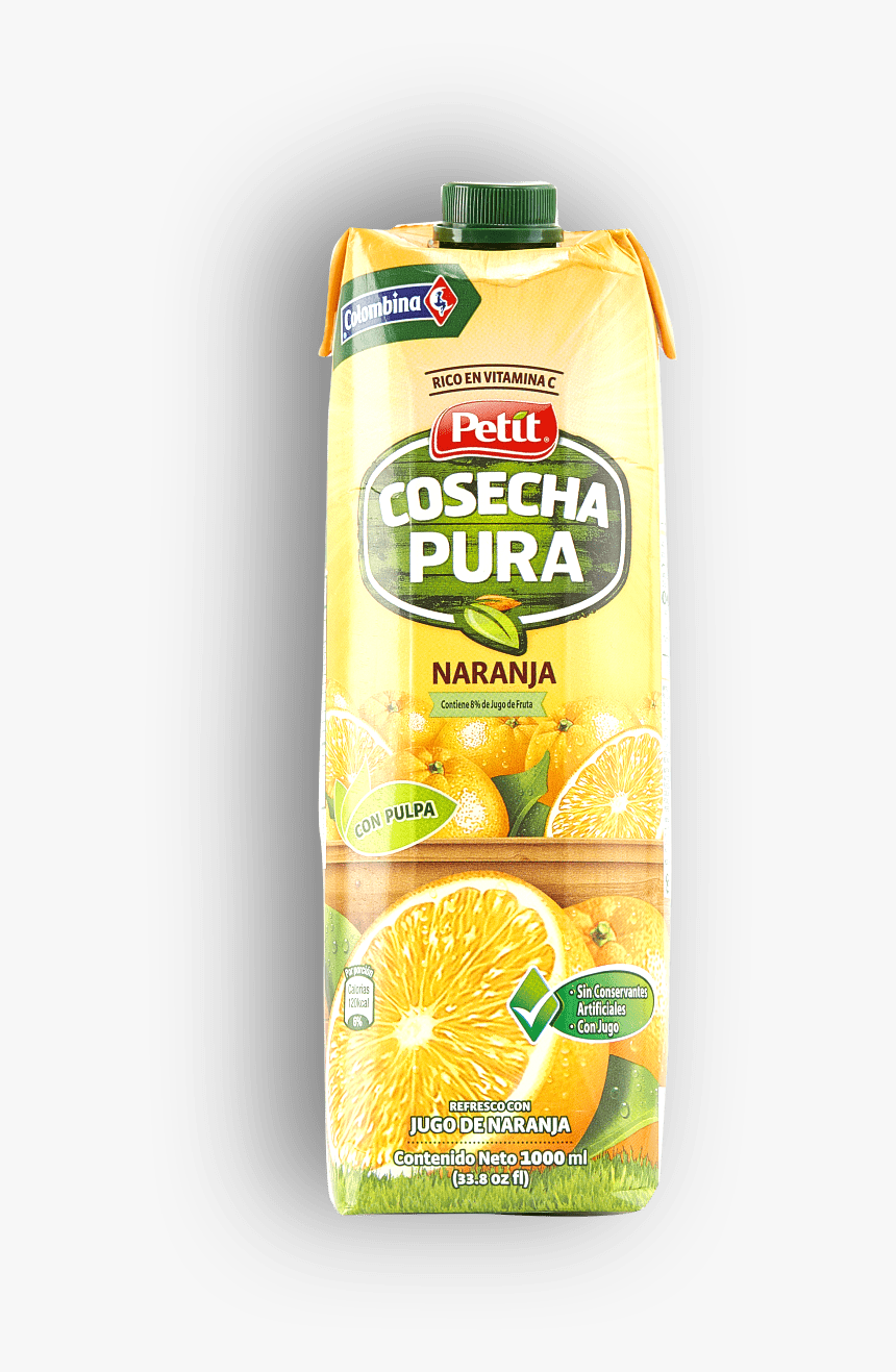 Refresco De Naranja Cosecha Pura Petit - Cosecha Pura, HD Png Download, Free Download