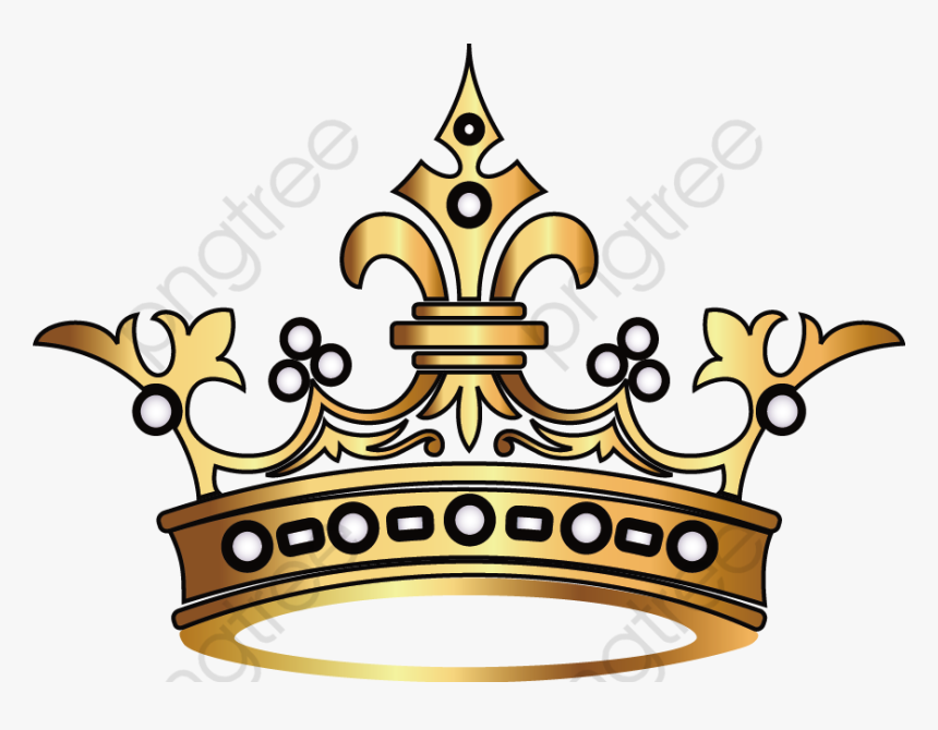 Transparent Tiara Clipart - Vector Silueta Corona Rey, HD Png Download, Free Download