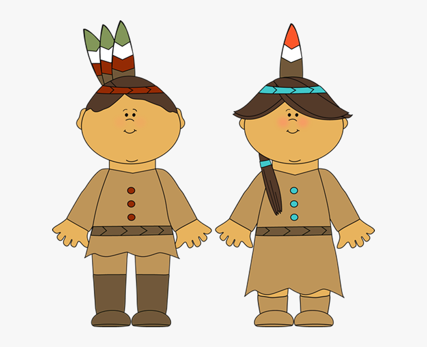 Transparent Native Americans Png Clipart Picture - Pilgrim And Indian Clipart, Png Download, Free Download