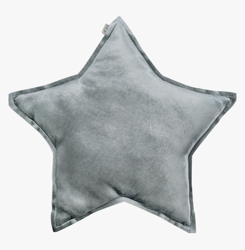 Numero74 Velvet Star Silver Grey - Throw Pillow, HD Png Download, Free Download