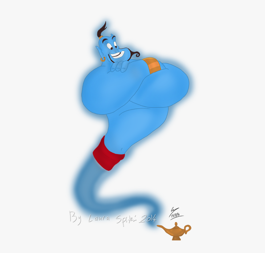 Genie Lamp Clipart Aladdin Movie - Cartoon, HD Png Download, Free Download