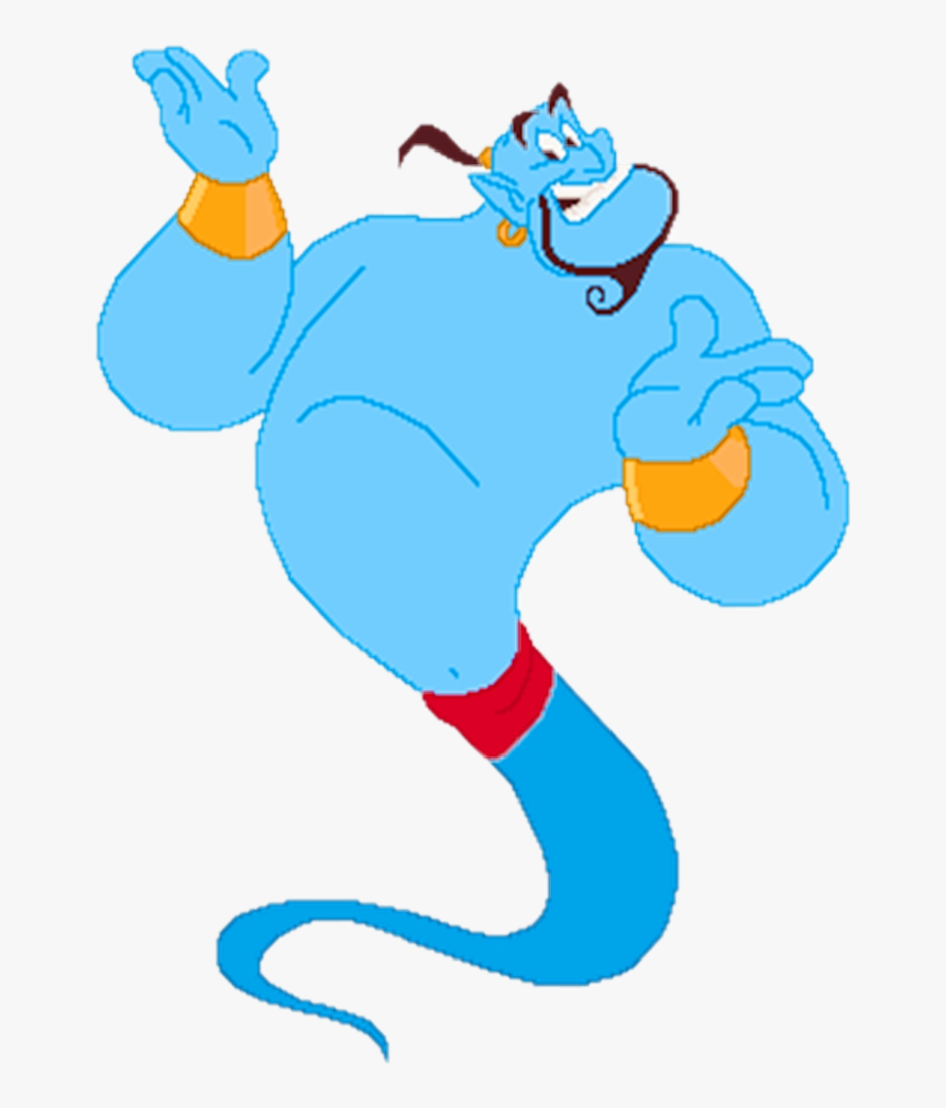 #genie #lamp #magic #aladdin #cartoon - Aladdin Genie Png, Transparent Png, Free Download