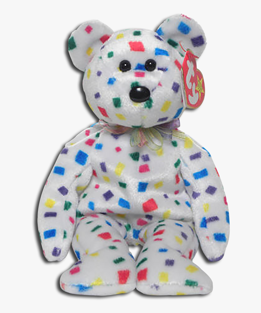 Ty Beanie Baby Ty2k Teddy Bear
 Dob 1/1/00
 Introduced - Bear Beanie Baby Transparent, HD Png Download, Free Download