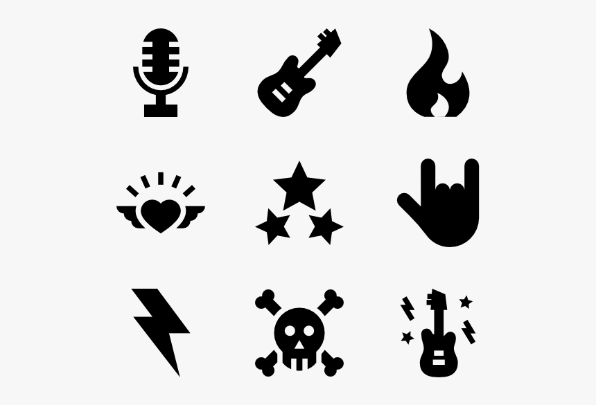 Rock And Roll Icon, HD Png Download, Free Download
