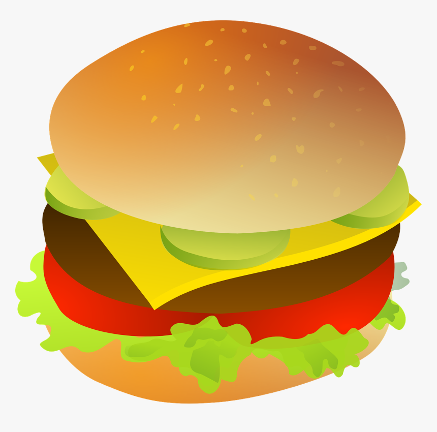 Cheese Burger Clip Art, HD Png Download, Free Download