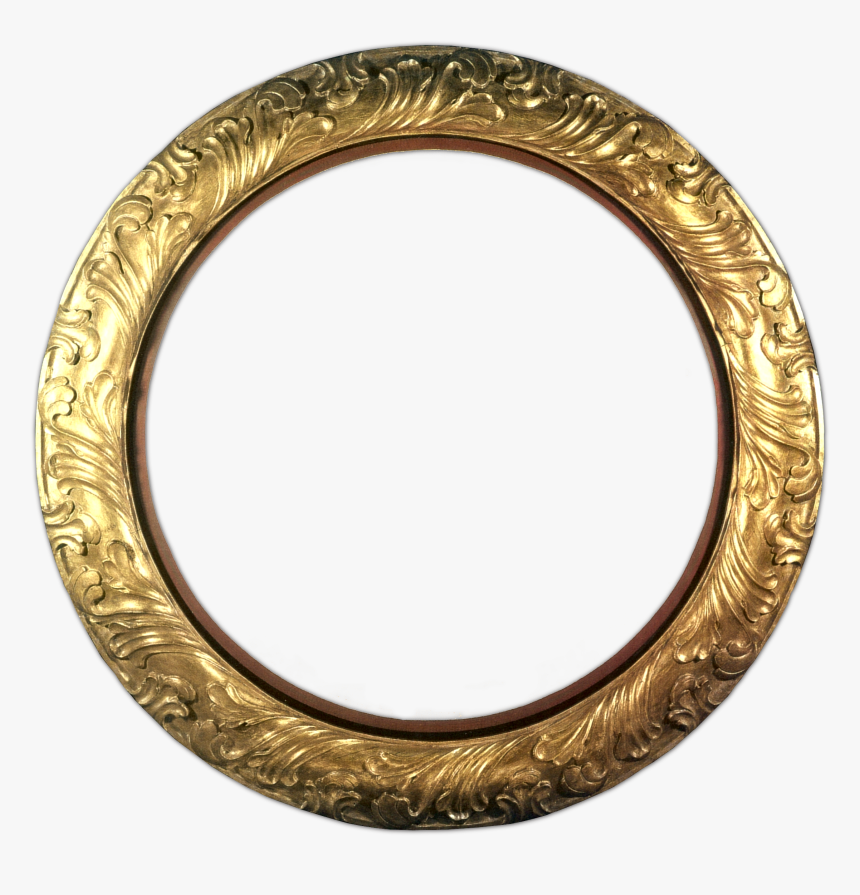 Gold Circle Matted - Transparent Background Circle Frame Png, Png Download, Free Download