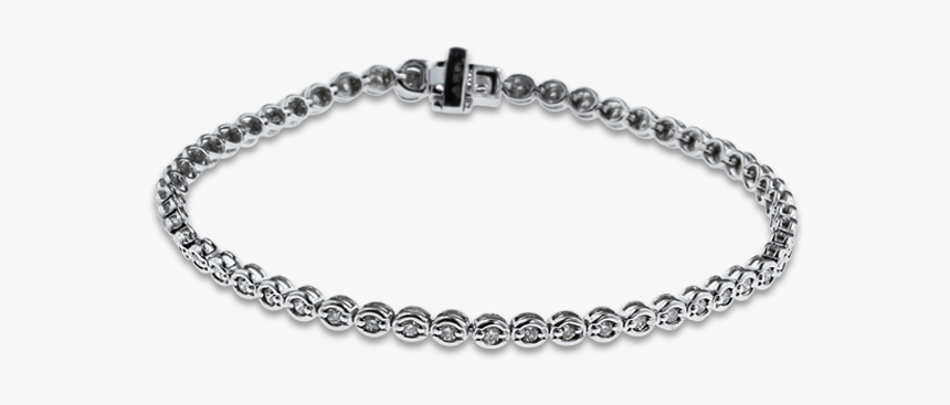 Picture Of Tdw-10348 - Diamond Tennis Bracelet In 9ct Gold, HD Png Download, Free Download