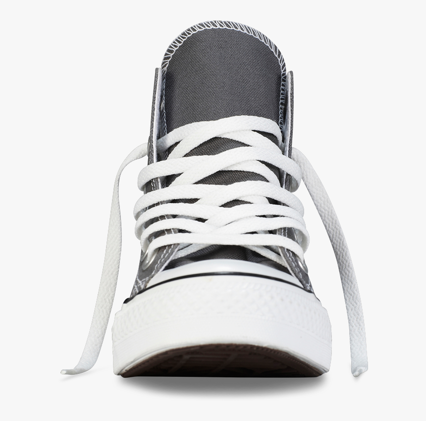 Converse Charcoal Hi-top - Front Of Converse Png, Transparent Png, Free Download