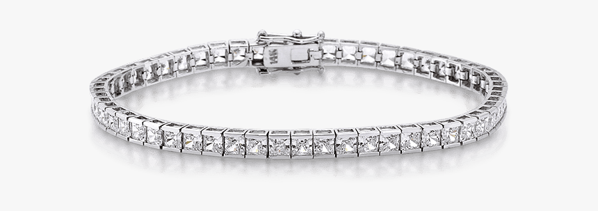 Princess Cut - Cubic Zirconia Bracelet, HD Png Download, Free Download