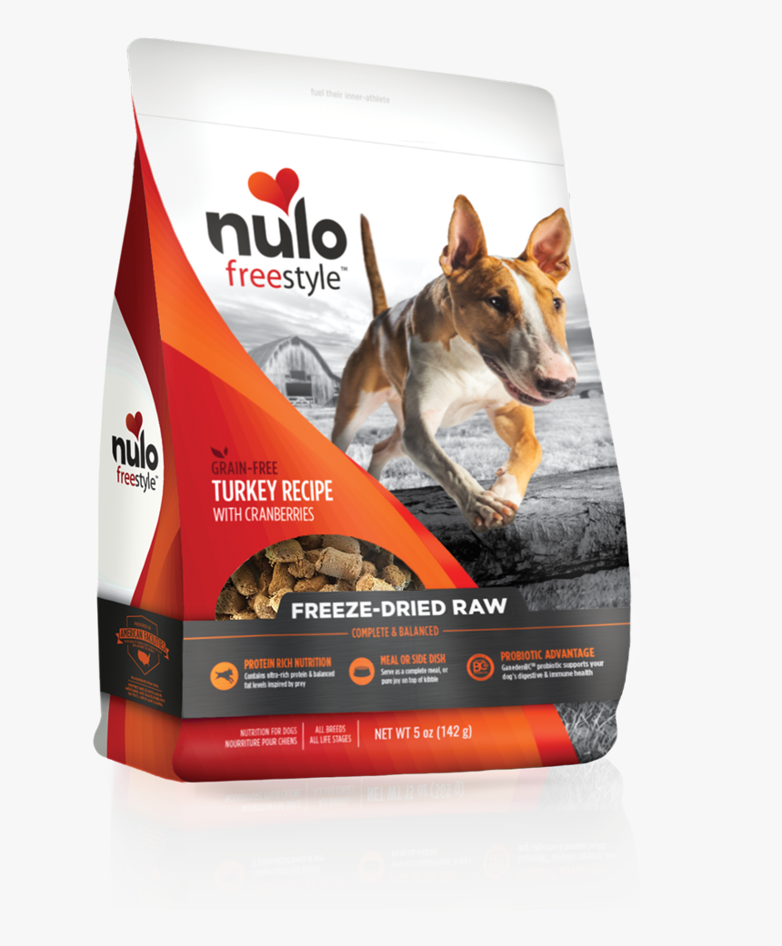 Freestyle Freeze Dried Raw Turkey With Cranberries"
 - Nulo Freeze Dried Dog Food, HD Png Download, Free Download