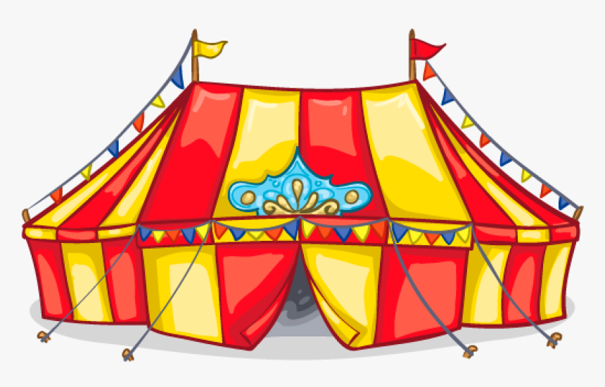 Hd Circus Big Top - Clip Art Circus Tent Big Tops, HD Png Download, Free Download