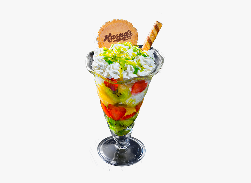 Fruit Salad With Ice Cream Free Png Image - Ice Cream With Salad, Transparent Png, Free Download