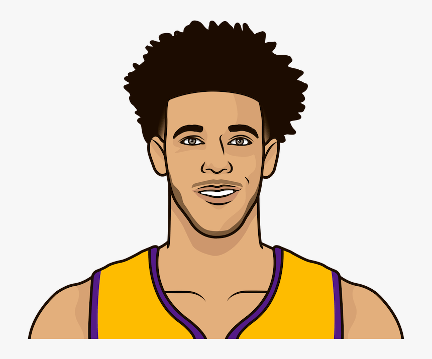 Who Is The Youngest Player With A Triple-double In - Lonzo Ball Cartoon Png, Transparent Png, Free Download