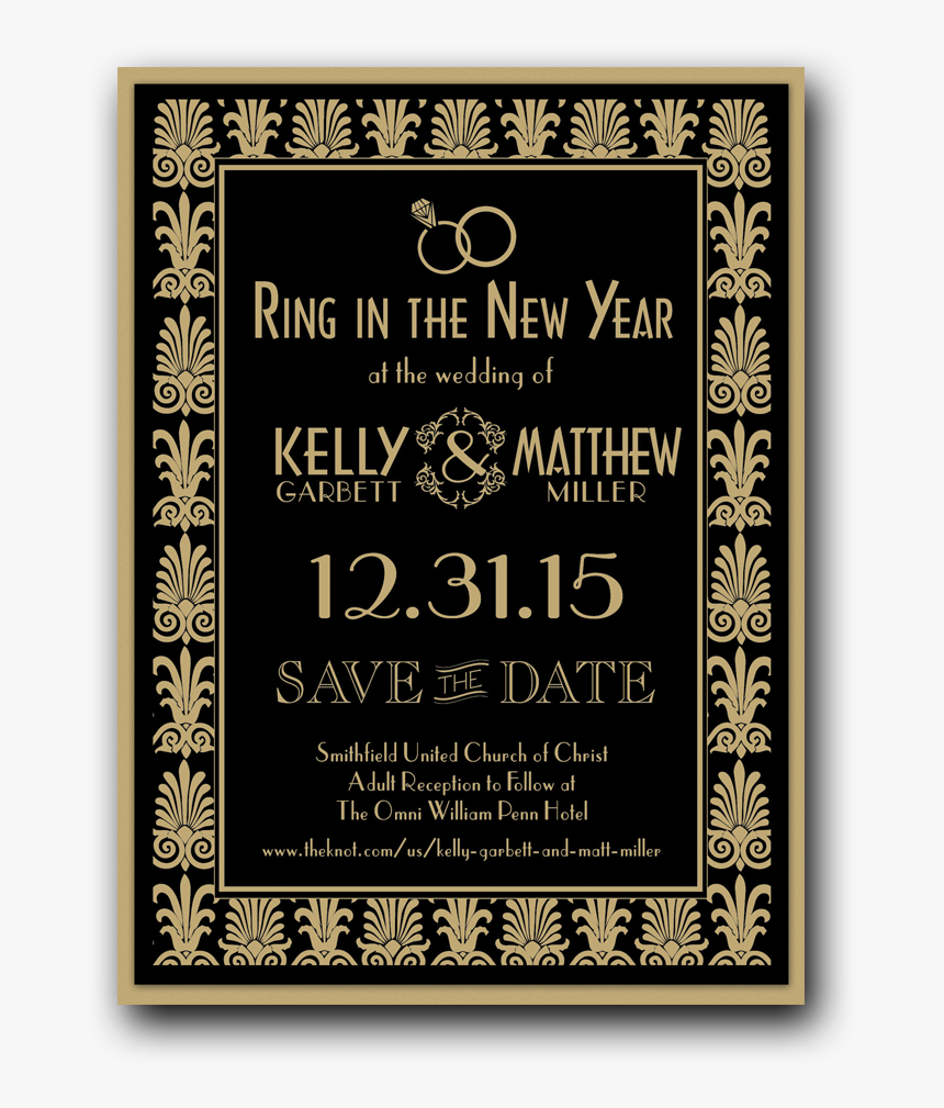 New Years Eve Save The Date, HD Png Download, Free Download