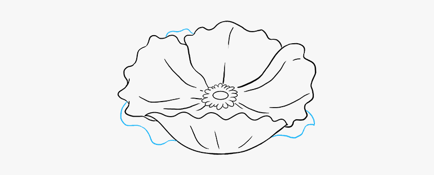 How To Draw Poppy - Drawing, HD Png Download, Free Download