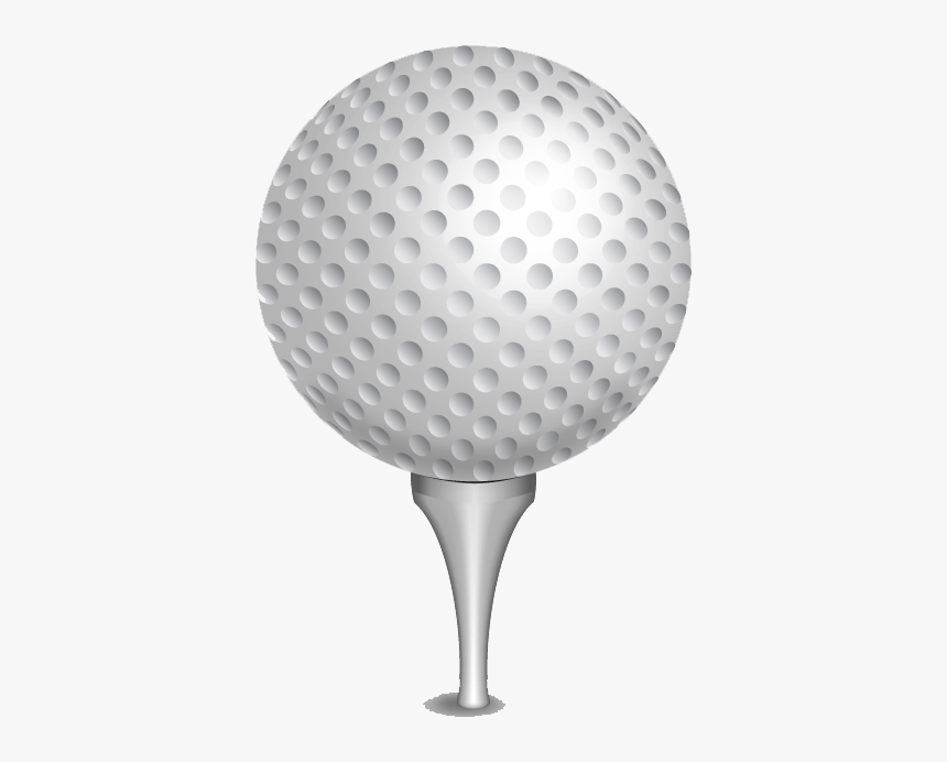 Golf Ball Clip Art - Golf Ball On Tee Png, Transparent Png, Free Download
