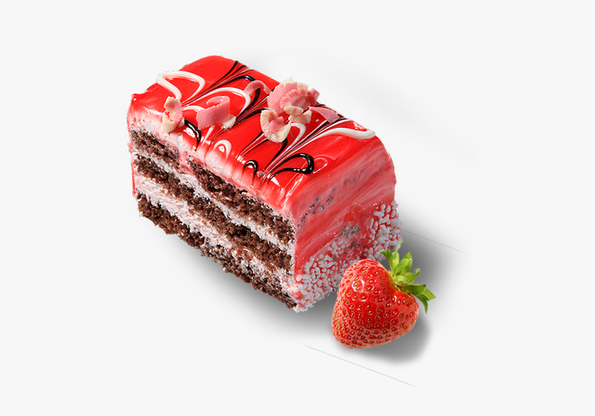 Pastry Strawberry Cake Png, Transparent Png, Free Download