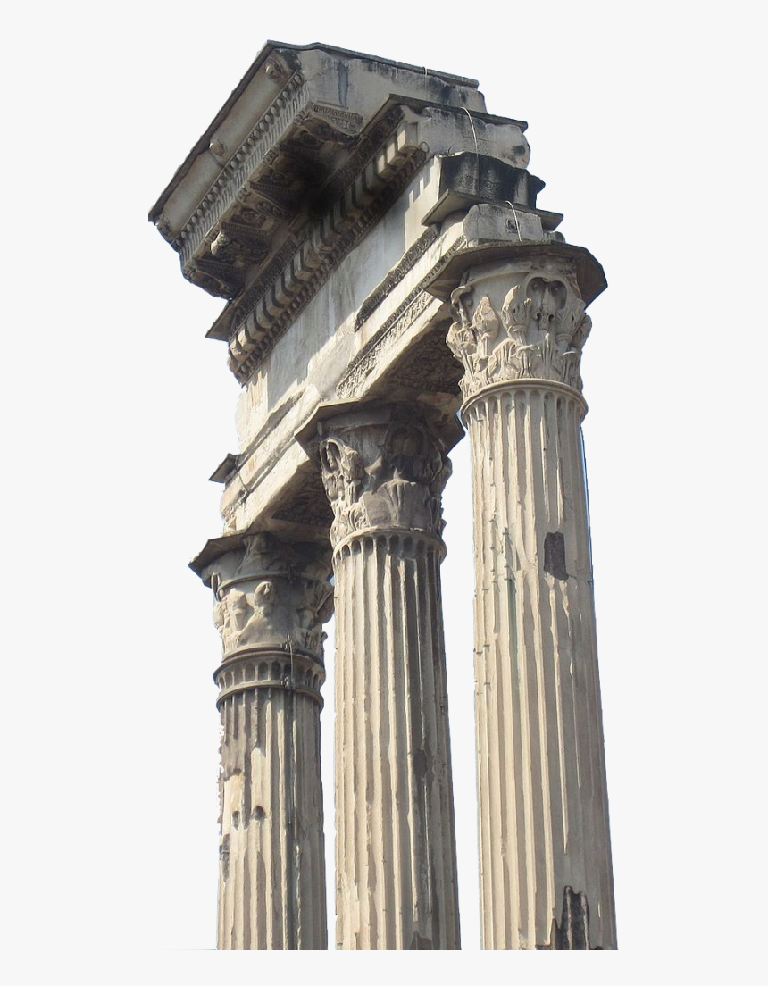Photo Of Old Roman Columns - Temple Of Castor And Pollux, HD Png Download, Free Download