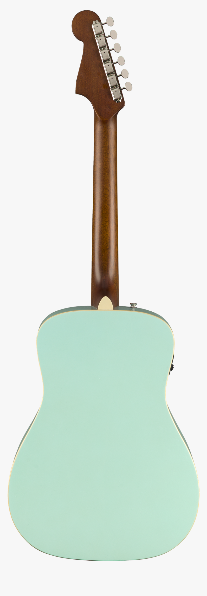 Fender Malibu Player Aqua Back - Acoustic Guitar, HD Png Download, Free Download