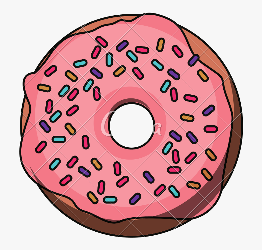 Donut Cartoon Png - We Will Miss You Coworker, Transparent Png, Free Download