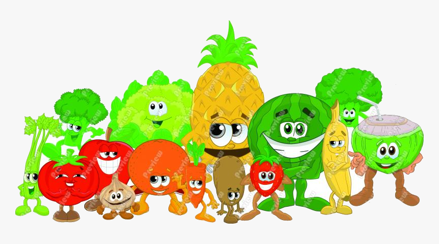 Healthy Food Clipart Cartoon X Transparent Png - Healthy Food Clip Arts, Png Download, Free Download