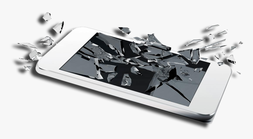 Shattered Smartphone, HD Png Download, Free Download