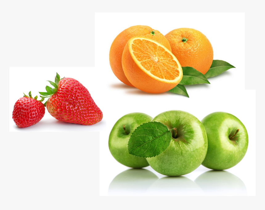 Transparent Fresas Png - Fresa Manzana Y Naranja, Png Download - kindpng