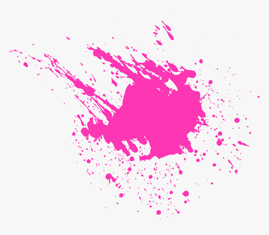 Splash Euclidean Transprent Png Free Download Pink - Pink Blood Splatter Png, Transparent Png, Free Download