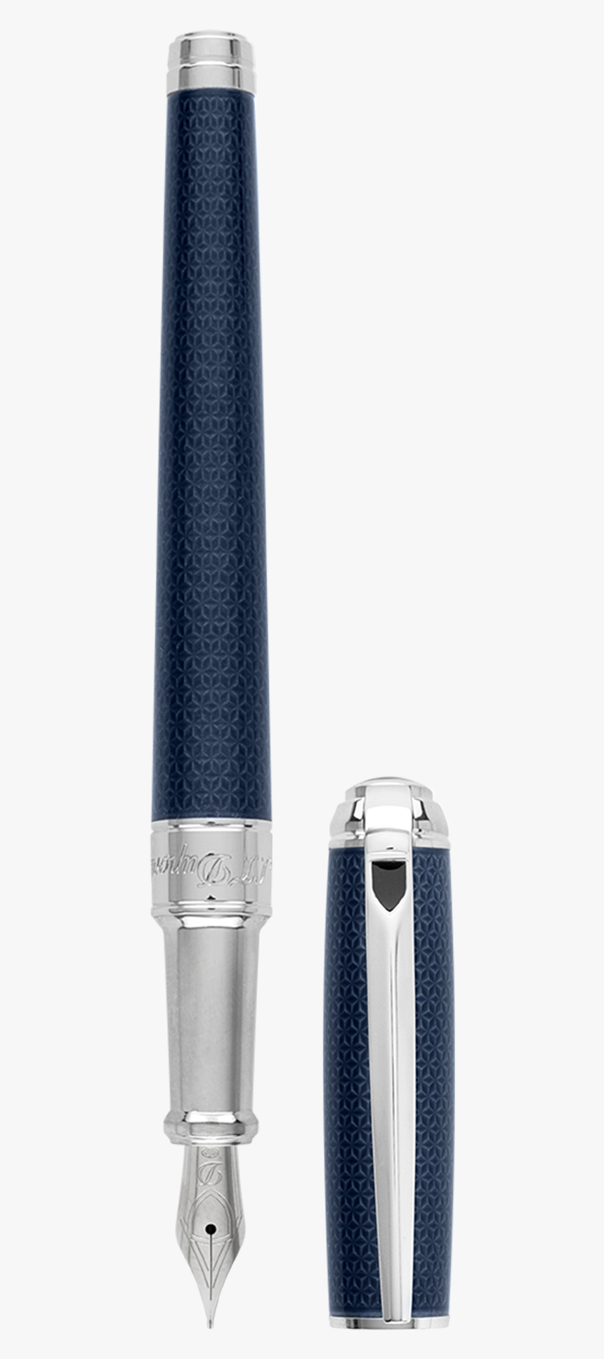 Atelier Fountain Pen Medium Guilloche Under Blue Lacquer, HD Png Download, Free Download