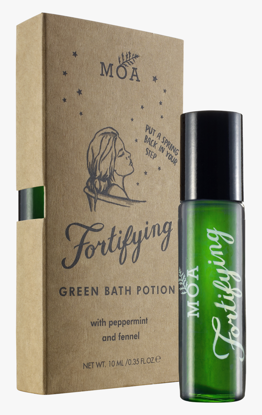 Moa Green Bath Potion Single Shot - Cosmetics, HD Png Download, Free Download