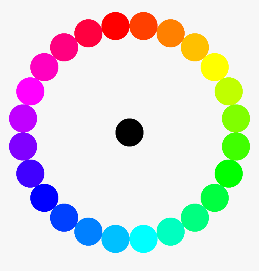 Colors Circle Symmetry Free Photo - Circle Of Rainbow Dots, HD Png Download, Free Download