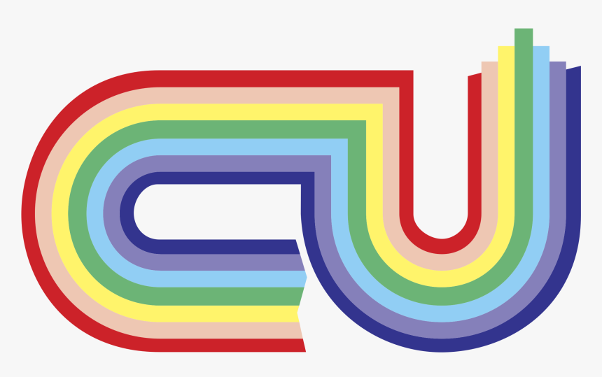 Cu Rainbow Logo Png Transparent - Transparent Rainbow Logos, Png Download, Free Download
