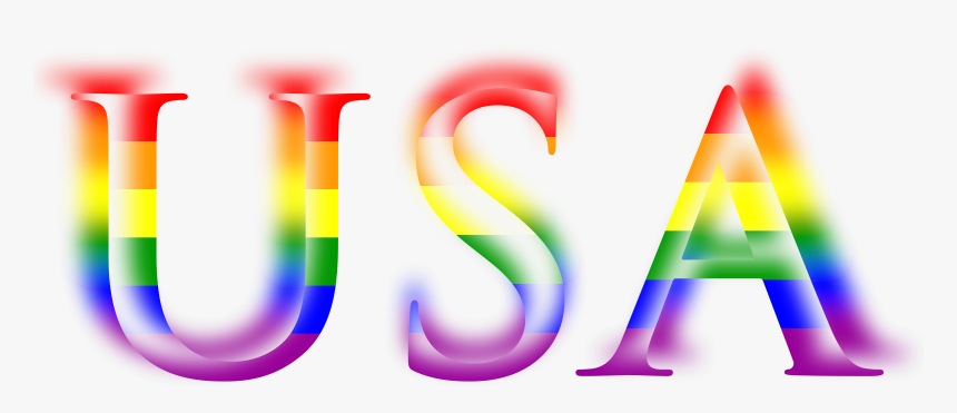 Usa Rainbow Clip Arts, HD Png Download, Free Download