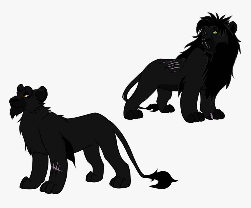 Transparent The Lion King Png - Simba Lion King Black, Png Download, Free Download