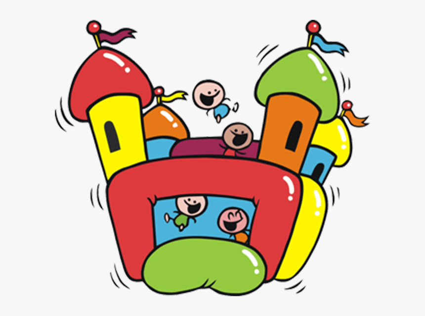 30ft Inflatable Event Slide Jungle - Clip Art Bouncy Castle, HD Png Download, Free Download