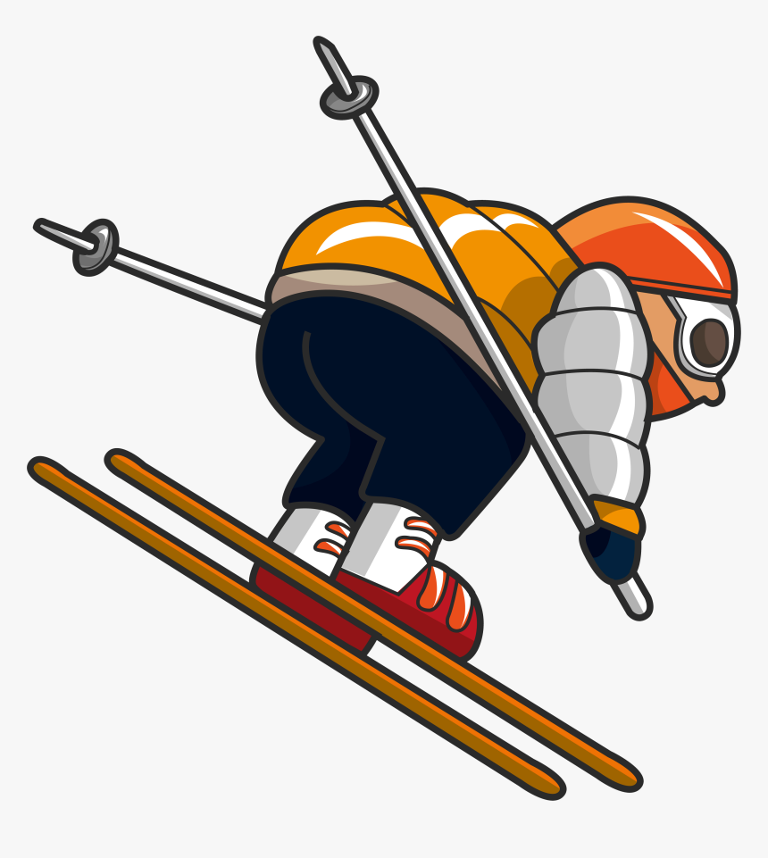 Clip Art Royalty Free Download Extreme Sport Skiing - Clip Art Of Extreme Sports, HD Png Download, Free Download