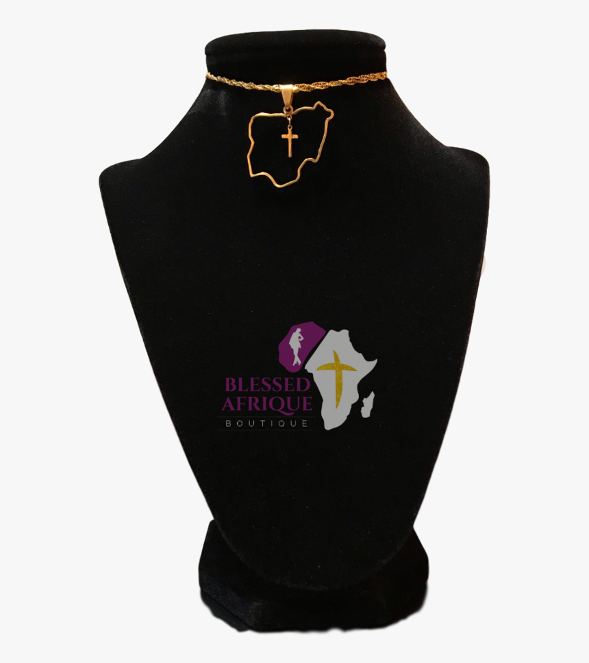 Nigeria Cross Clipped Rev 1 - Necklace, HD Png Download, Free Download