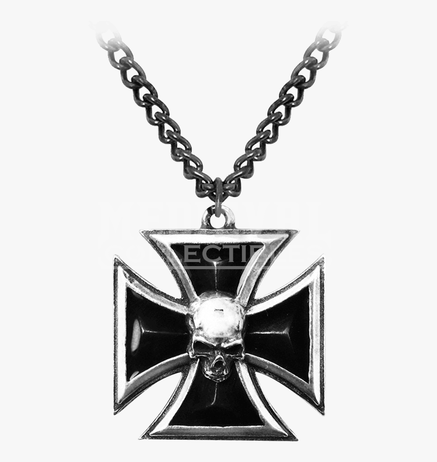 Black Knight"s Cross Necklace - Iron Cross Necklace Png, Transparent Png, Free Download